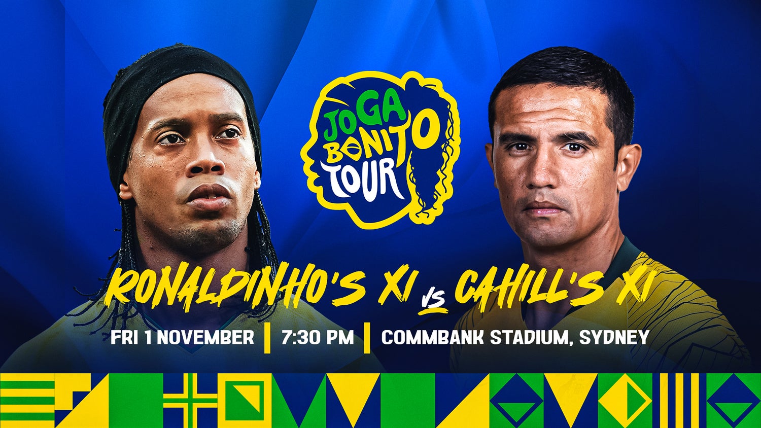 Tim Cahill to captain legends team against Ronaldinho at CommBank Stadium