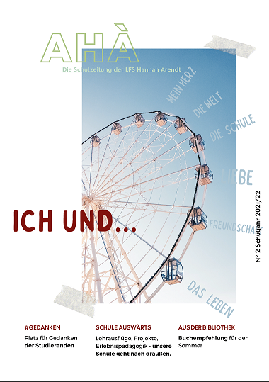 Schulzeitung AHÁ 2022/2 Coverseite