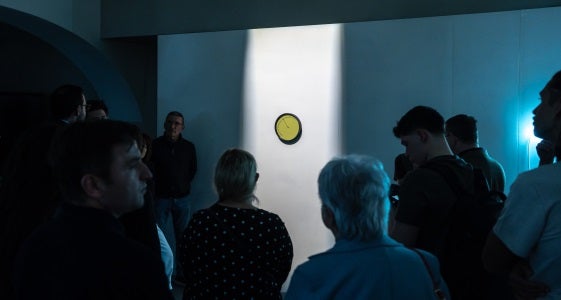 Tra le opere della mostra “I don’t see any nouns, I see only verbs” (Foto: USP/Anna Cerrato)