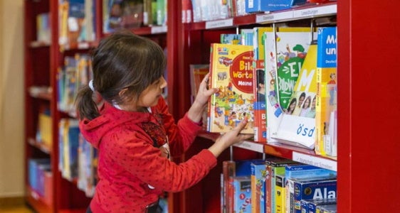 Angolo bambini in Mediateca (foto Mediateca Merano)