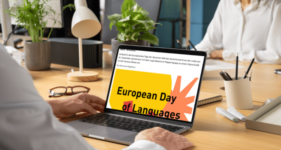 Europäischer Tag der Sprachen (Foto: Canva/ Universität Bozen)