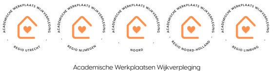 Logo's Academische Werkplaatsen Wijkverpleging