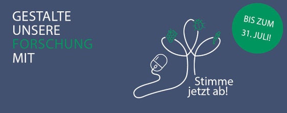 Citizen Science: stimme bis zum 31. Juli 2024 ab!