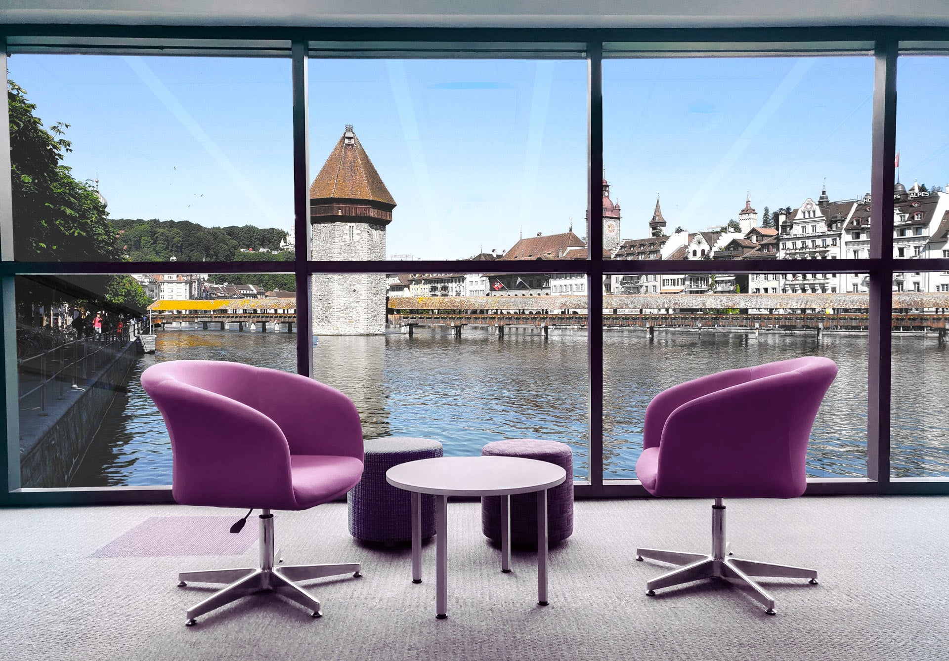 Coworking Ausblick in Luzern - Jamatu