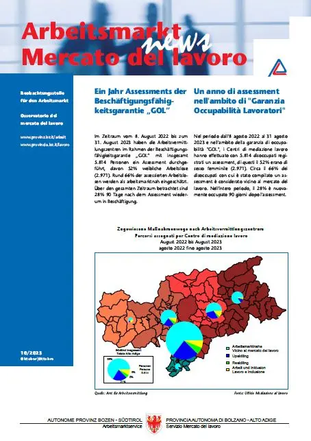 Nr. 10/2023 - Un anno di assessment nell'ambito di Garanzia Occupabilità Lavoratori”
