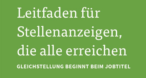 Leitfaden für Stellenanzeigen, die alle erreichen
