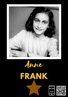 Wall of fame Anne Frank