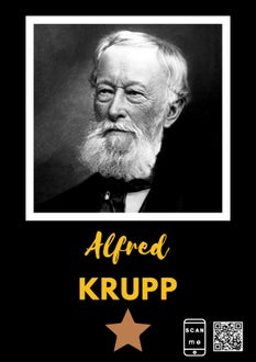 Wall of fame Alfred Krupp