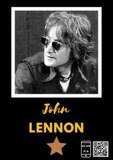 Wall of fame John Lennon