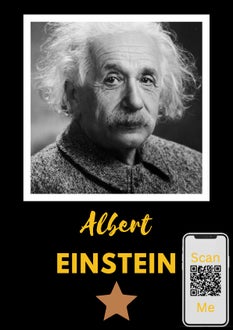 Wall of fame Albert Einstein