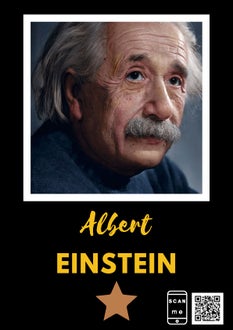 Wall of fame Alber Einstein