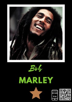 Wall of fame Bob Marley