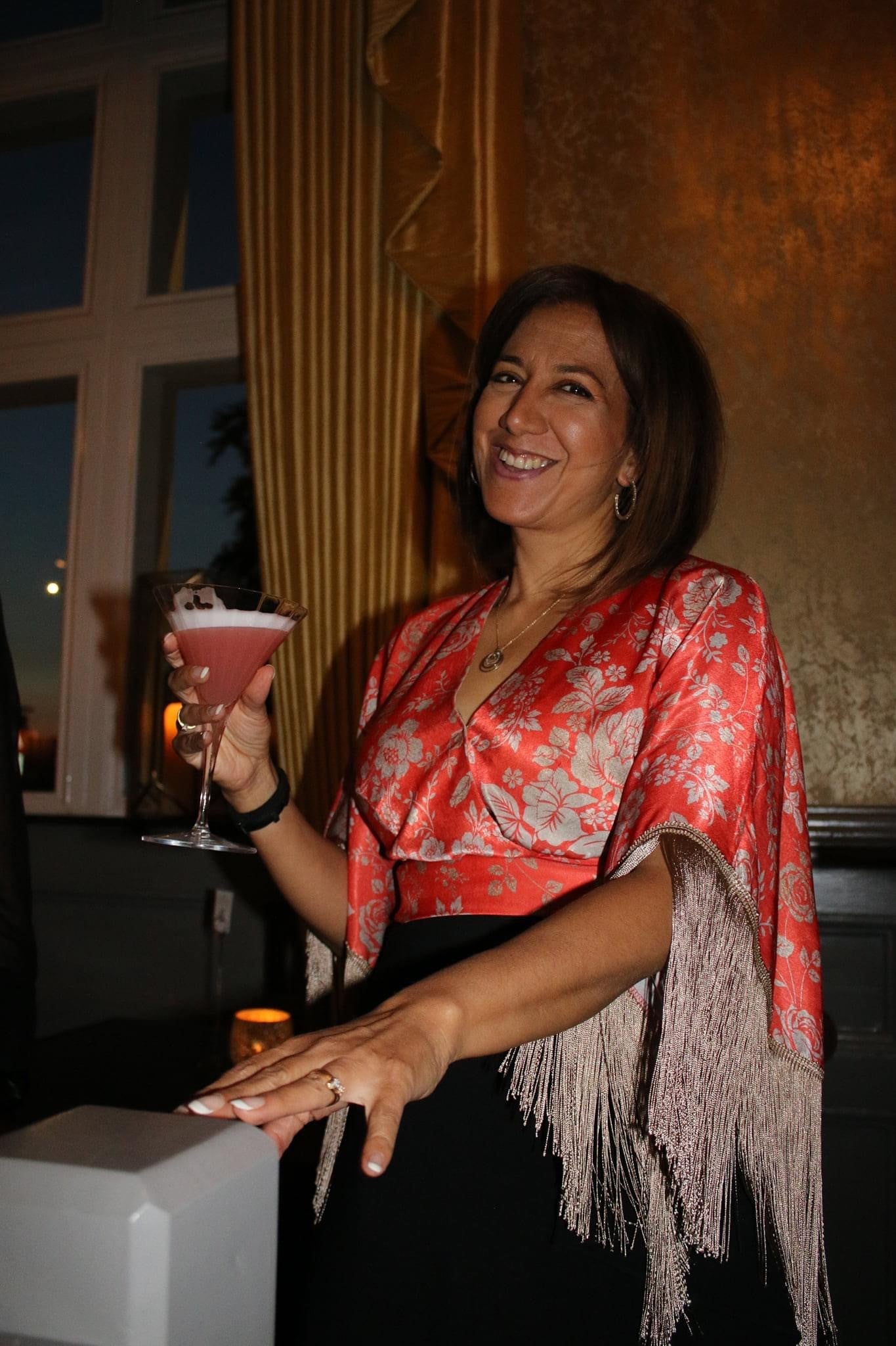 Poonam at work in her bar