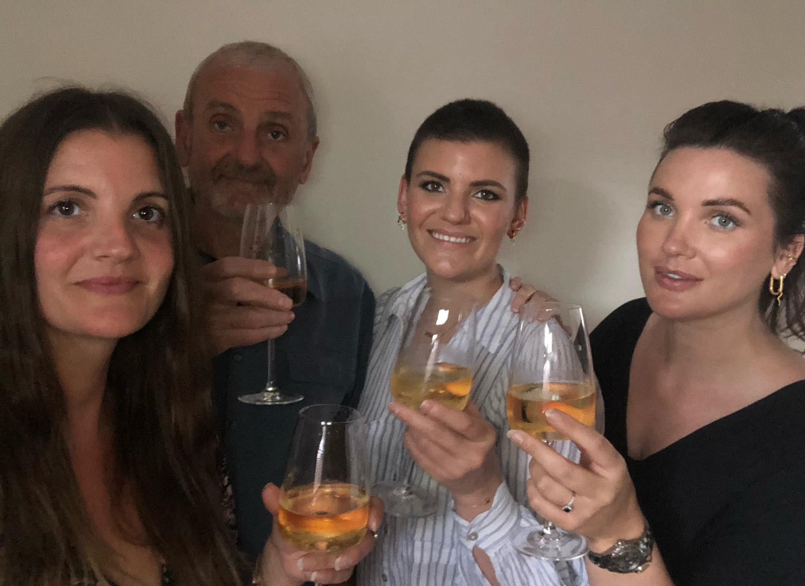 Alice with her family