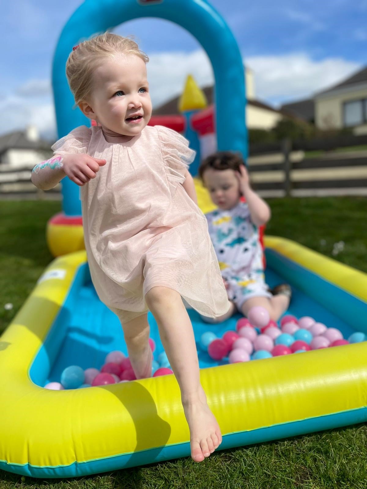 Image of Josie playing water sports 