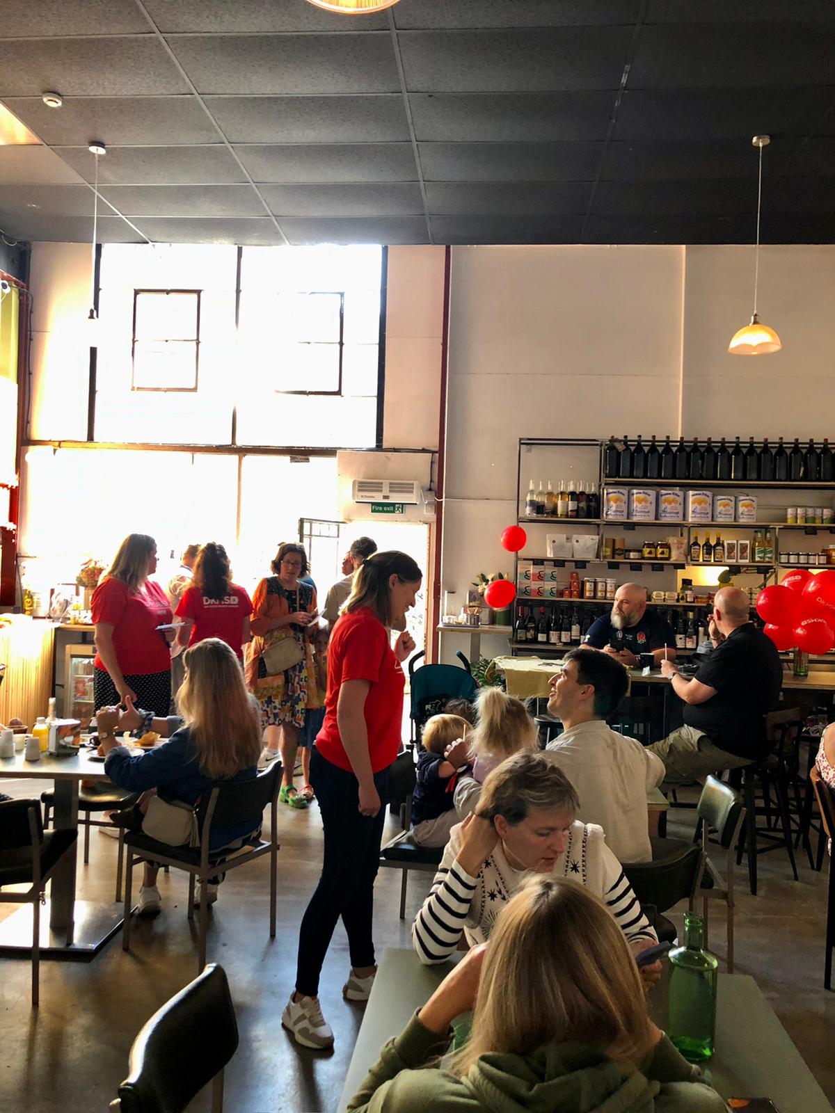 Supporters registering donors in Saffron Walden