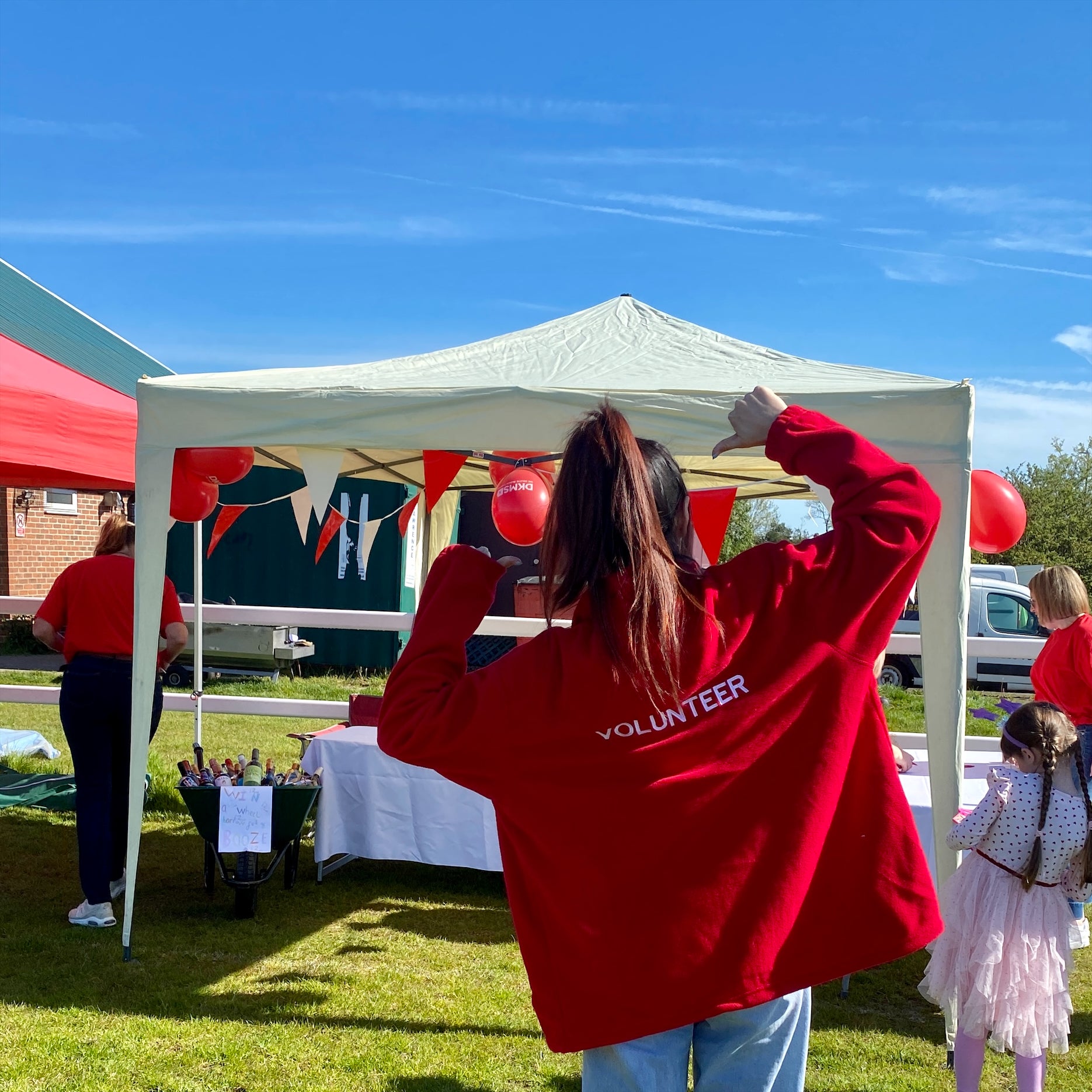 DKMS Volunteer at the registration event
