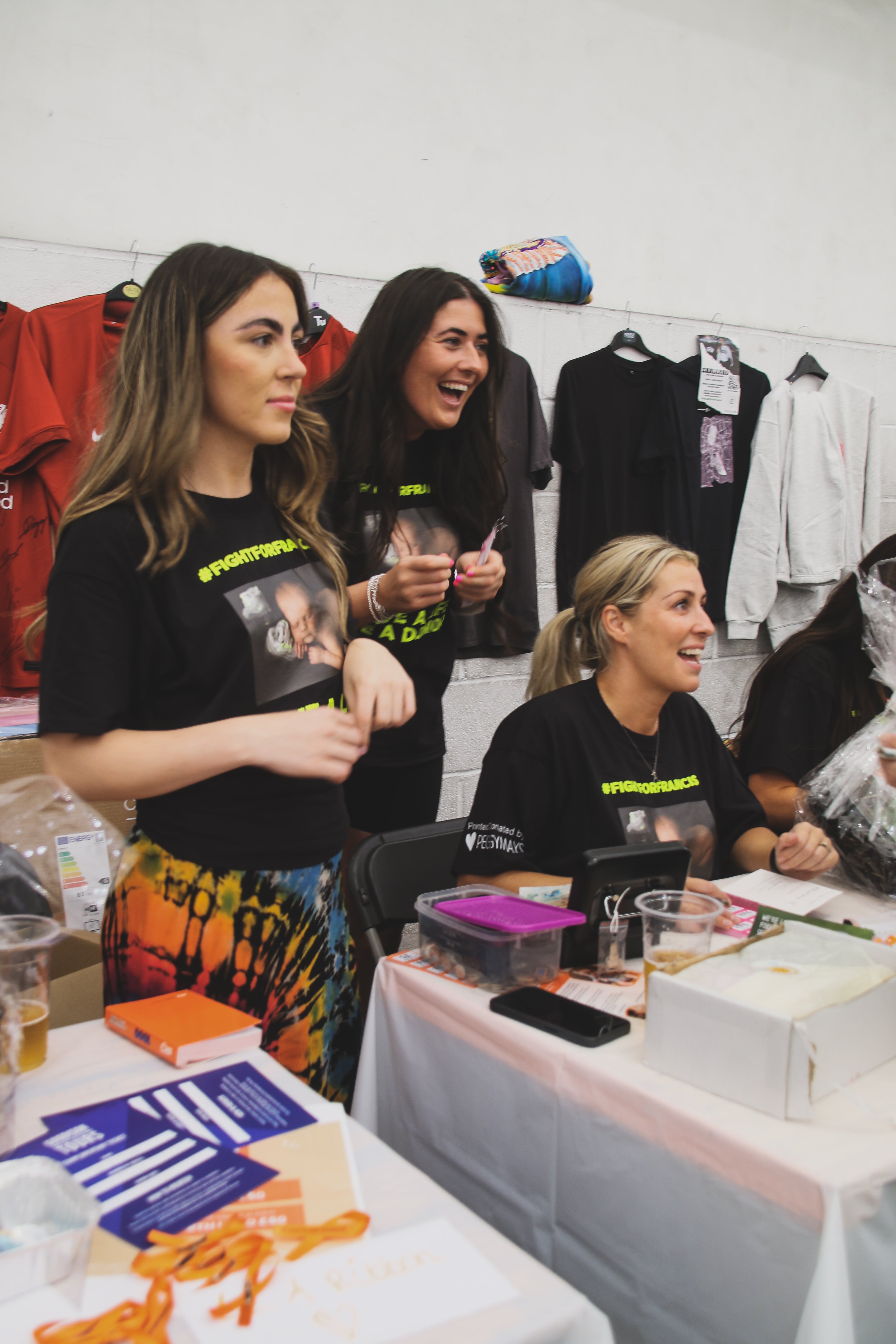 Volunteers at Francis' donor drive. Credit - Photos courtesy of Dollworx