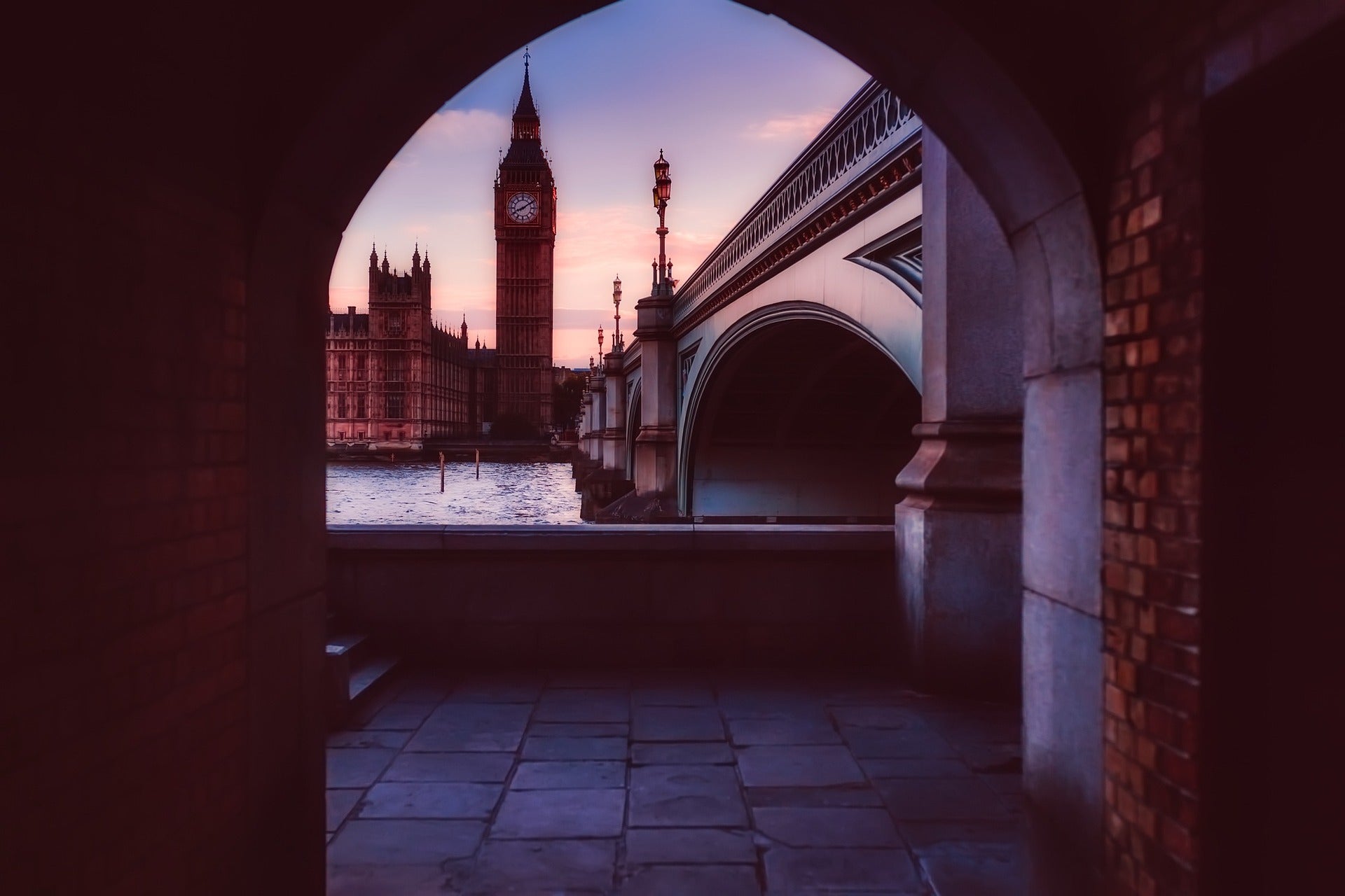 Houses of Parliament from the south bank of the Thames