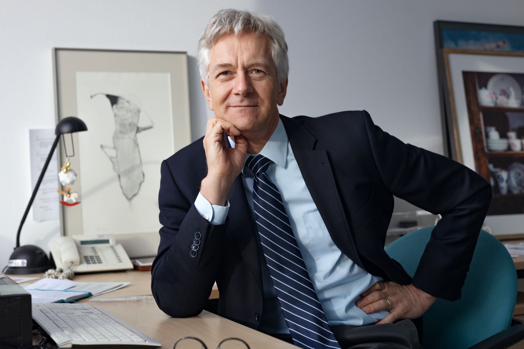 Professor Dr. Johannes Schetelig heads the Clinical Trials Unit of DKMS as well as the Stem Cell Transplantation Unit at the University Hospital Carl Gustav Carus Dresden, Germany. © Tobias Ebert for DKMS