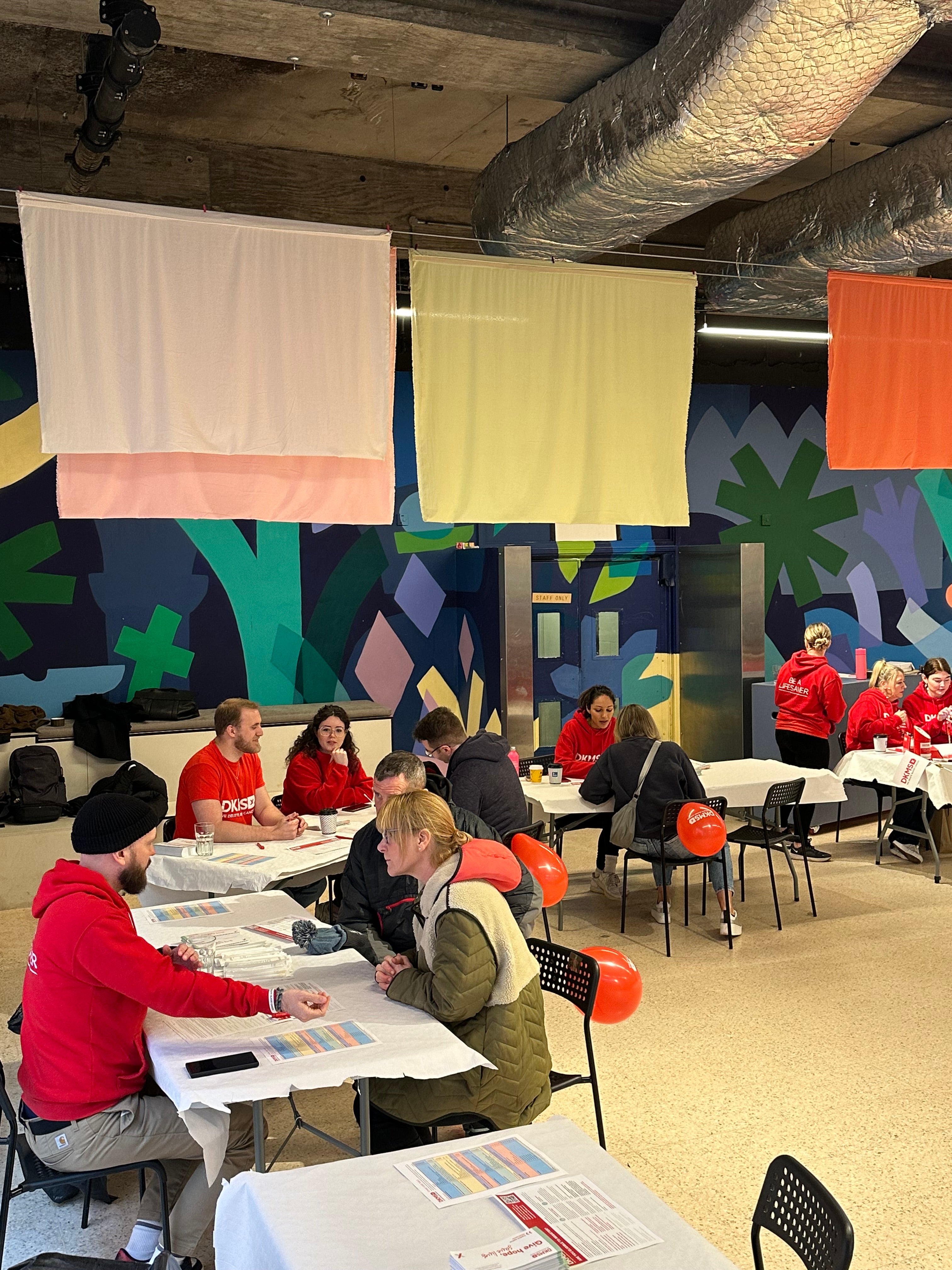 A DKMS stem cell registration event