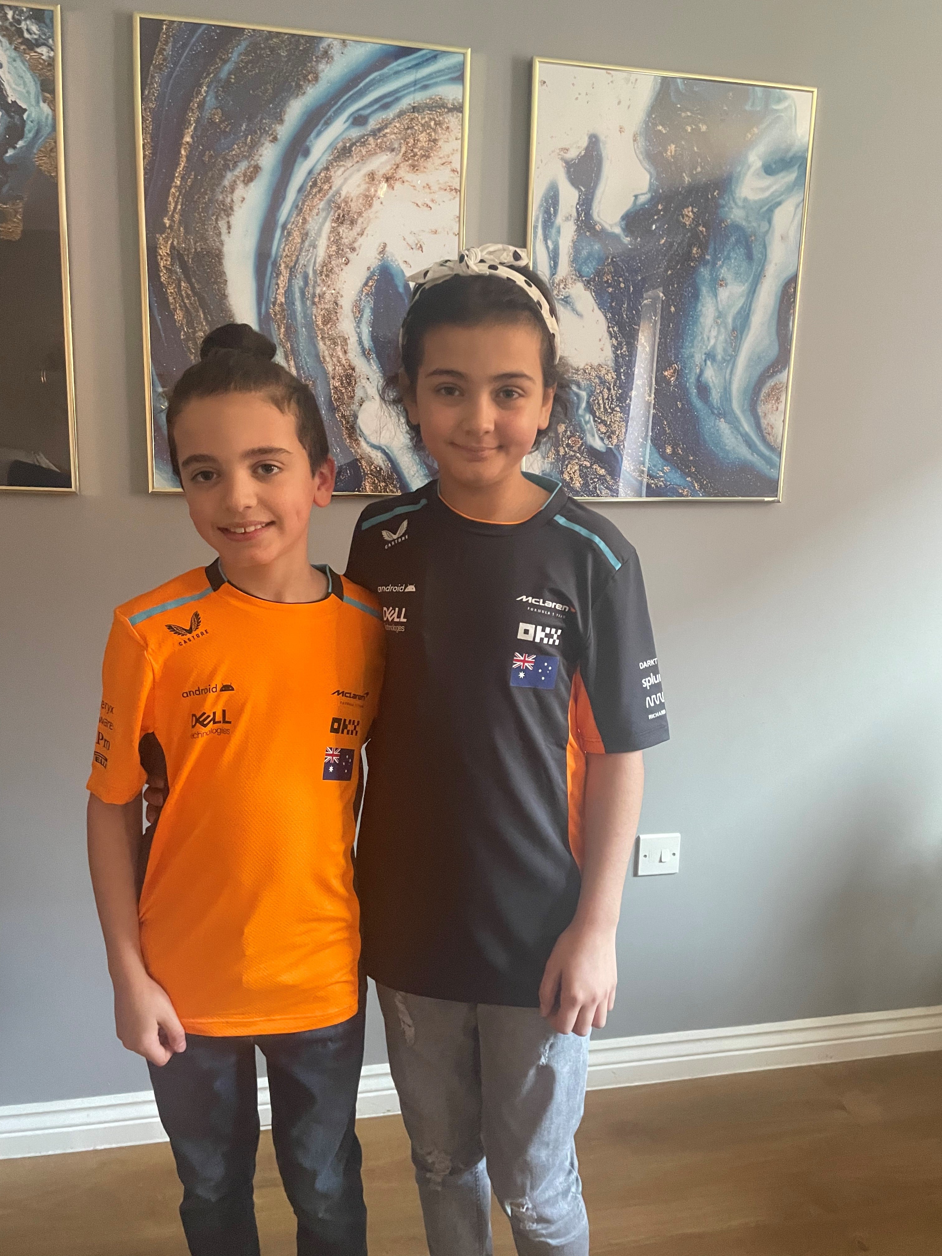 Amelie and her brother Aiden