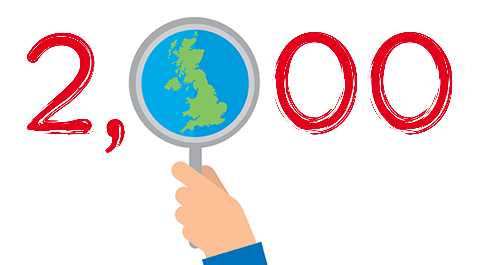 Graphic image highlighting search for 2,000 more donors in the UK