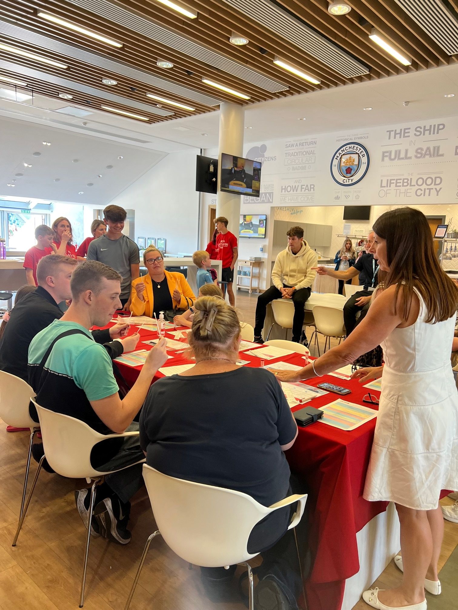 Donor drive at Manchester City