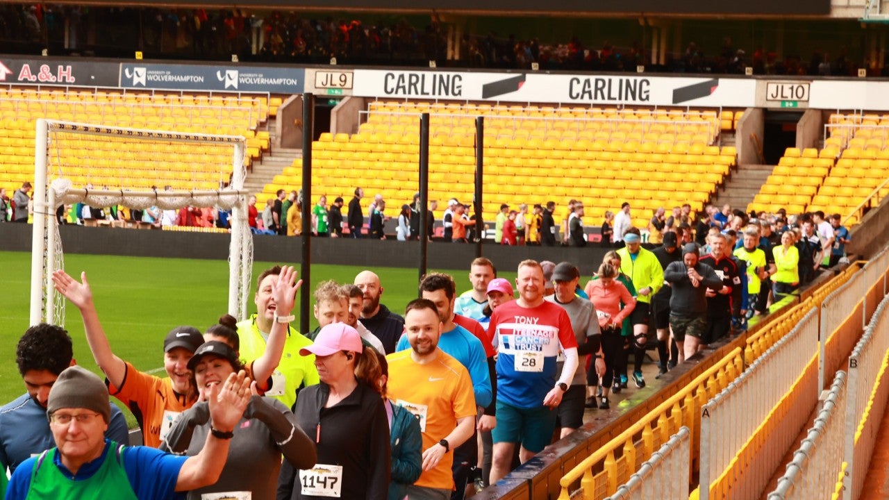 Runners in the Wolverhampton 10k