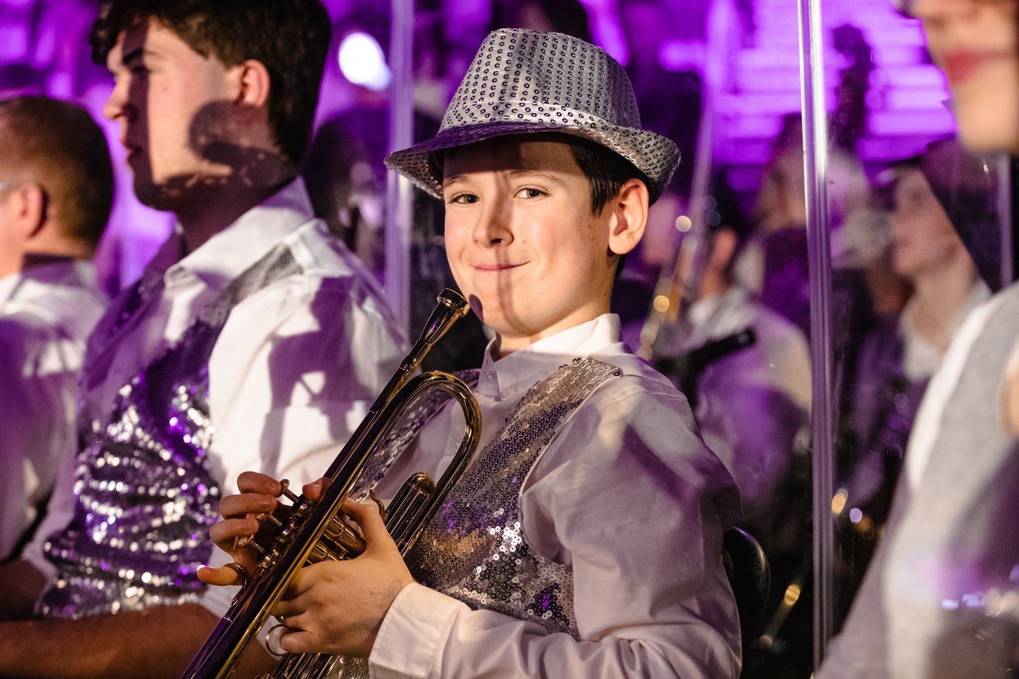 Daniel Playing in Orchestra 