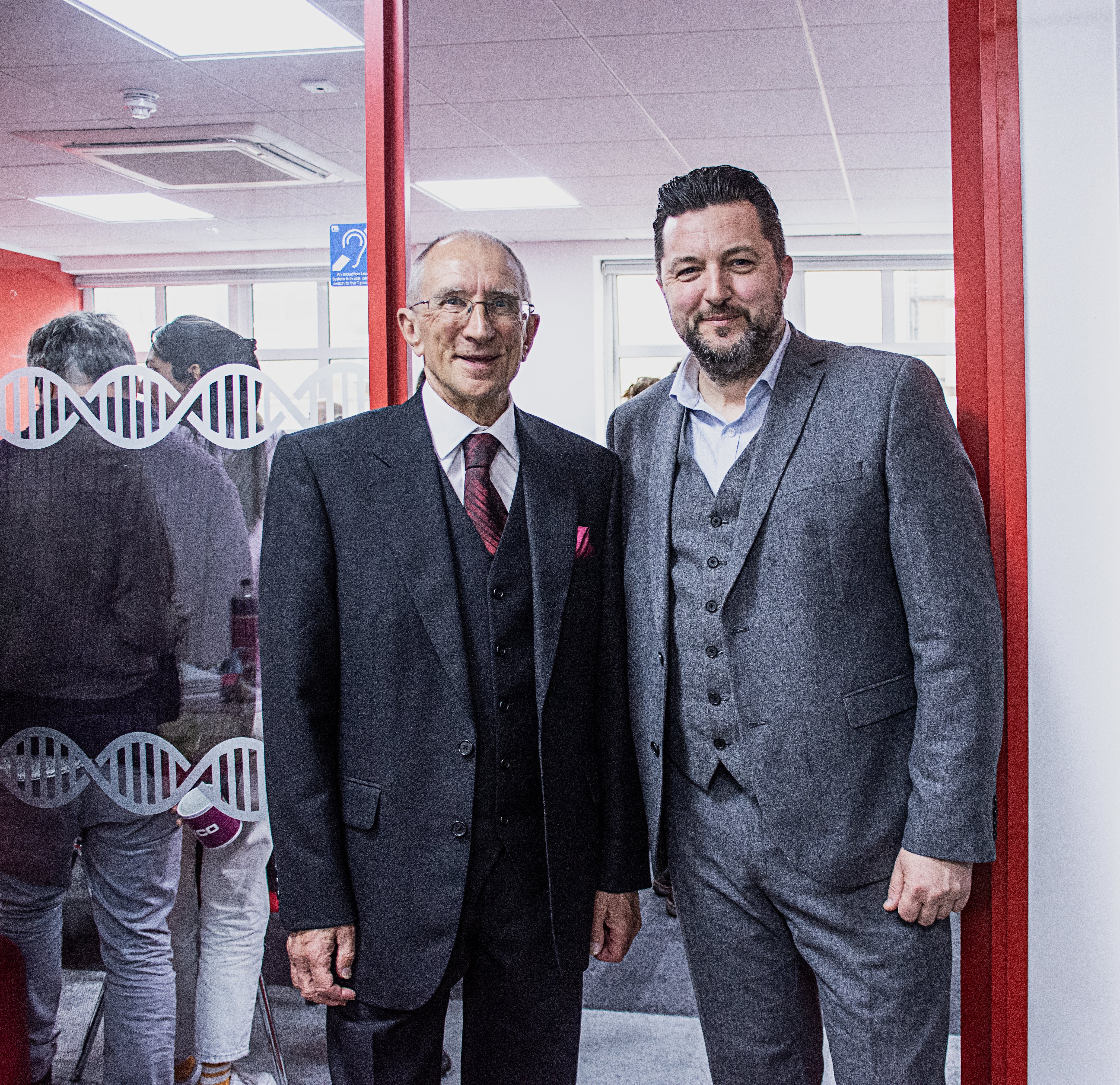 Ivor Godfrey-Davies and Mark Jones at their meeting 16 Feb 2023