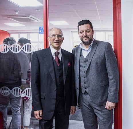 Ivor Godfrey-Davies and Mark Jones at their meeting 16 Feb 2023