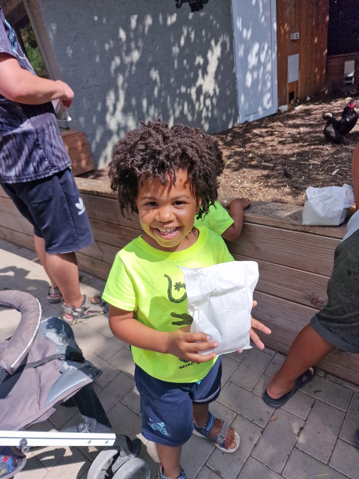 Taio in a green t-shirt