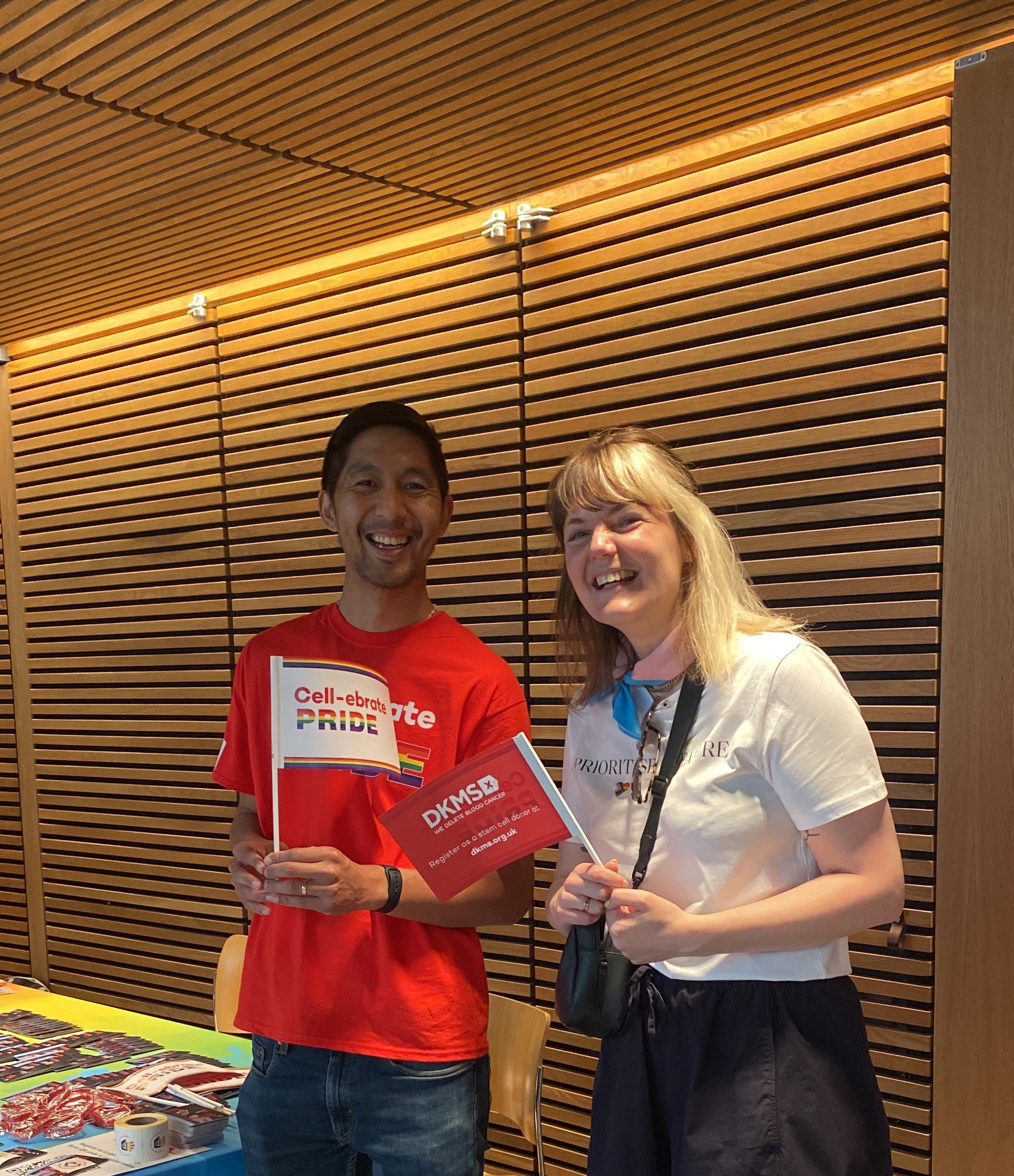 DKMS staff at Edinburgh Pride 2024