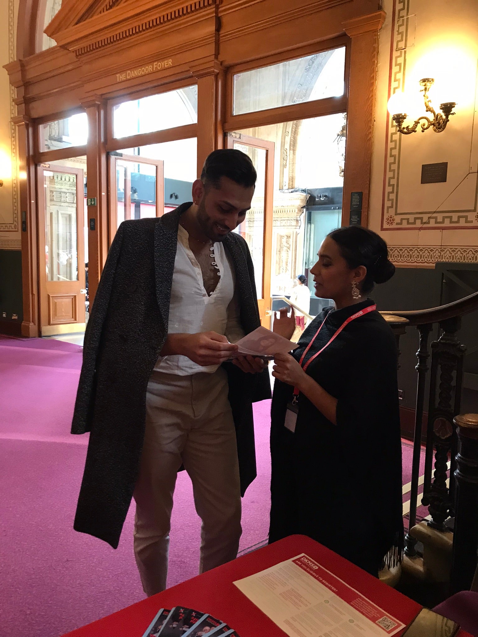 Volunteers at DKMS event