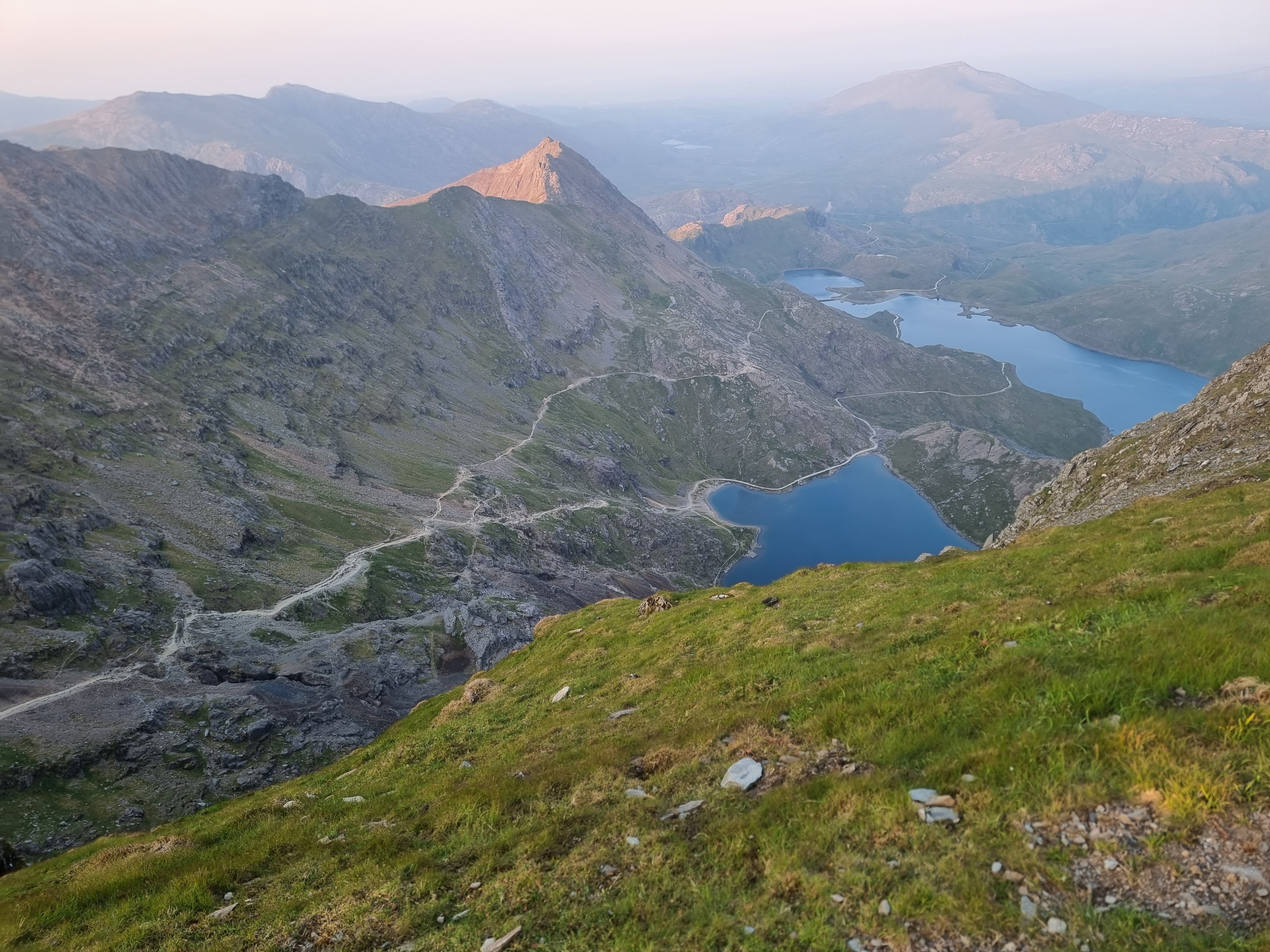 Panorama of the Welsh mountains