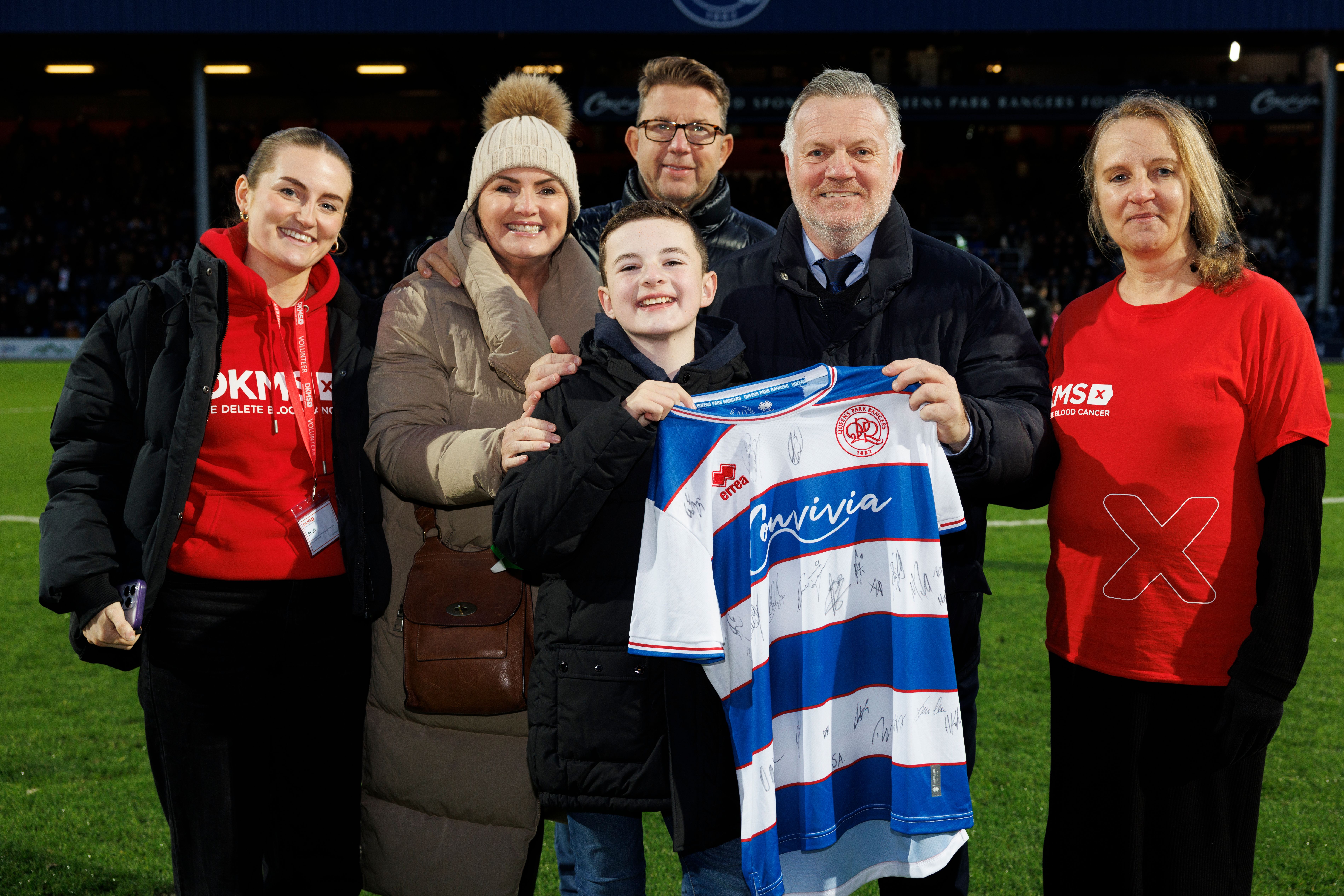 DKMS staff with Jo, Paul and Finn Hill and the 