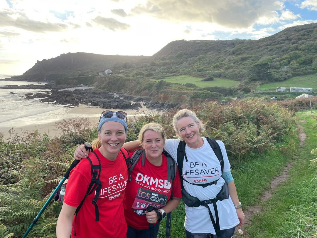 Claire and friends Debbie and Lily 