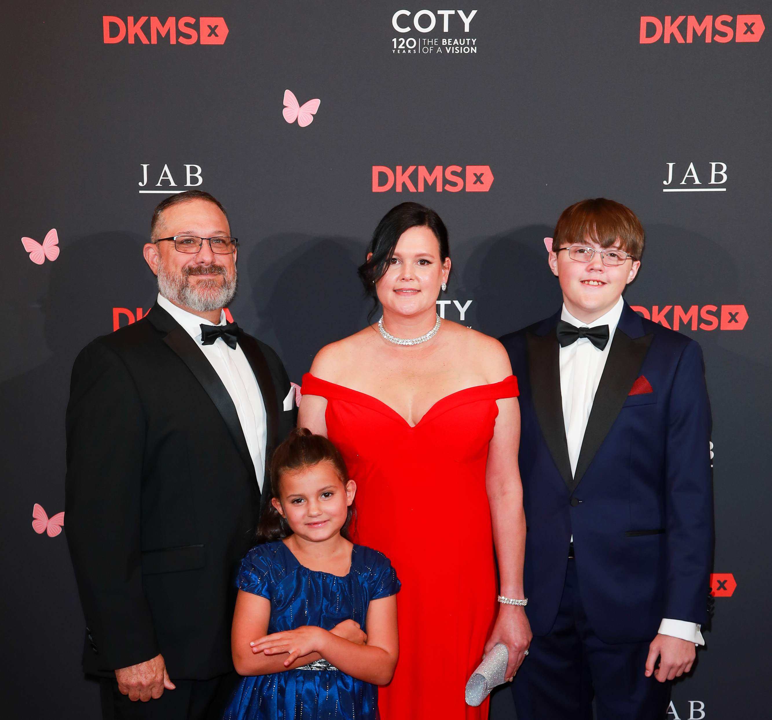 DKMS London Gala 2024: Demi's family