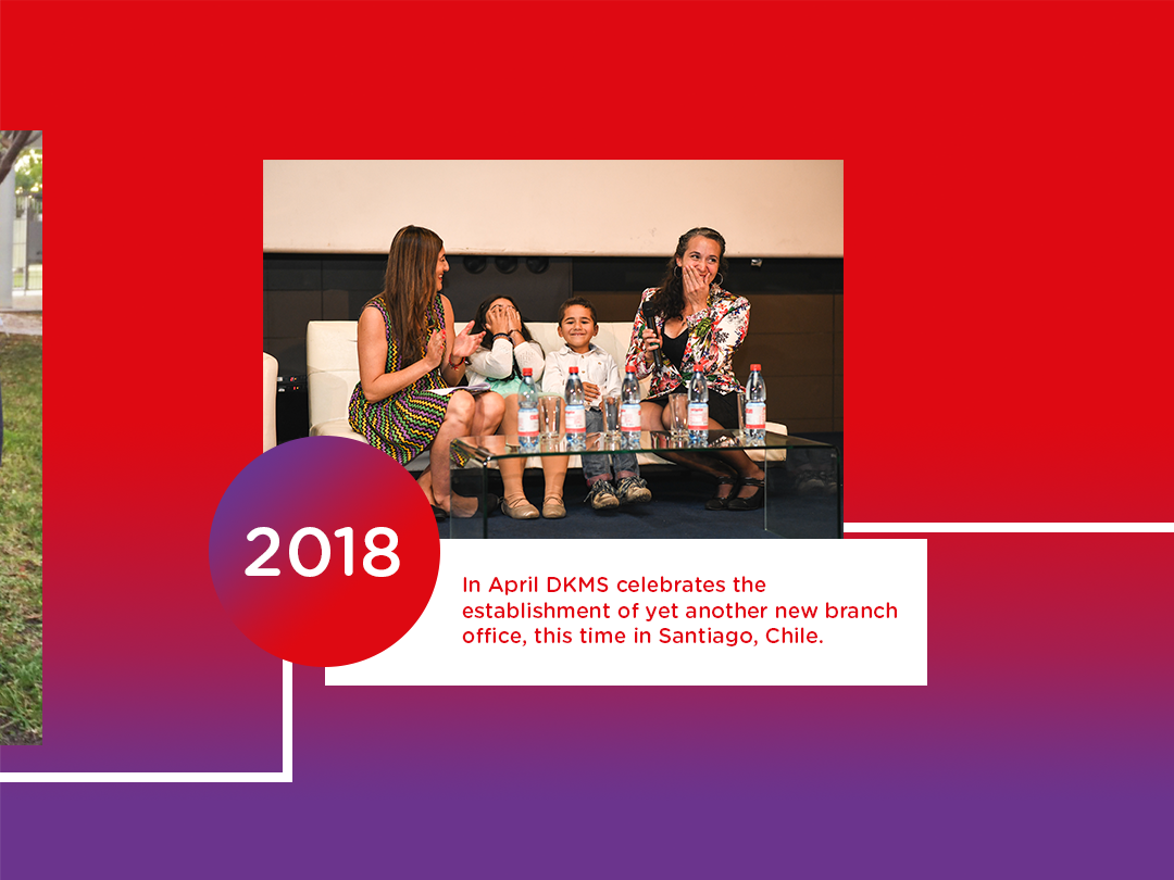 In 2018, DKMS opened an office in Chile. 