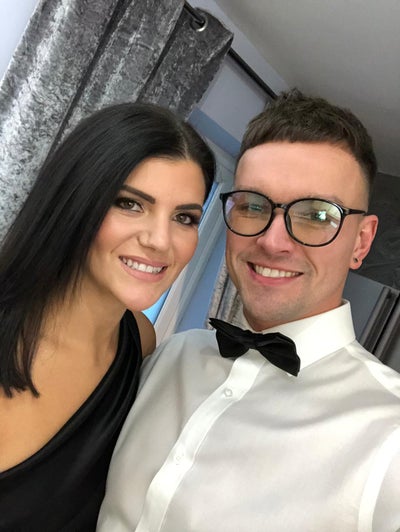 Alice and her boyfriend prior to her diagnosis