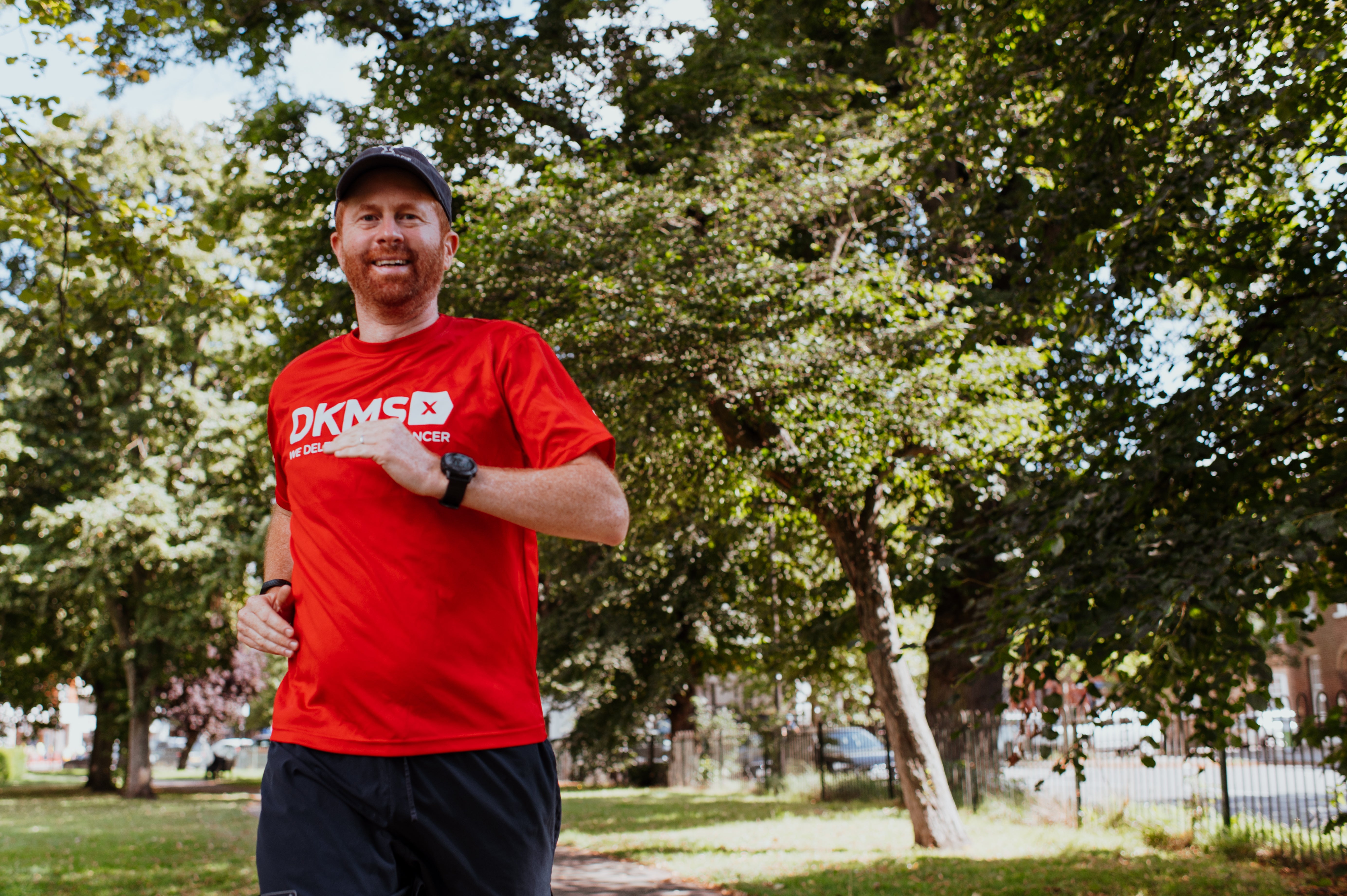 Man running in DKMS top
