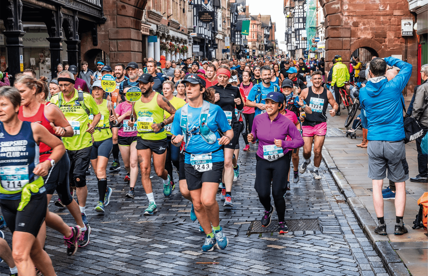 Runners in Chester