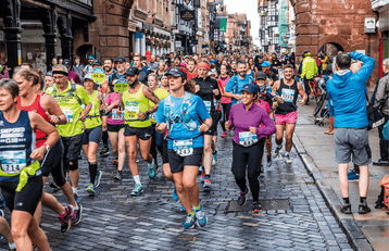 Runners in Chester