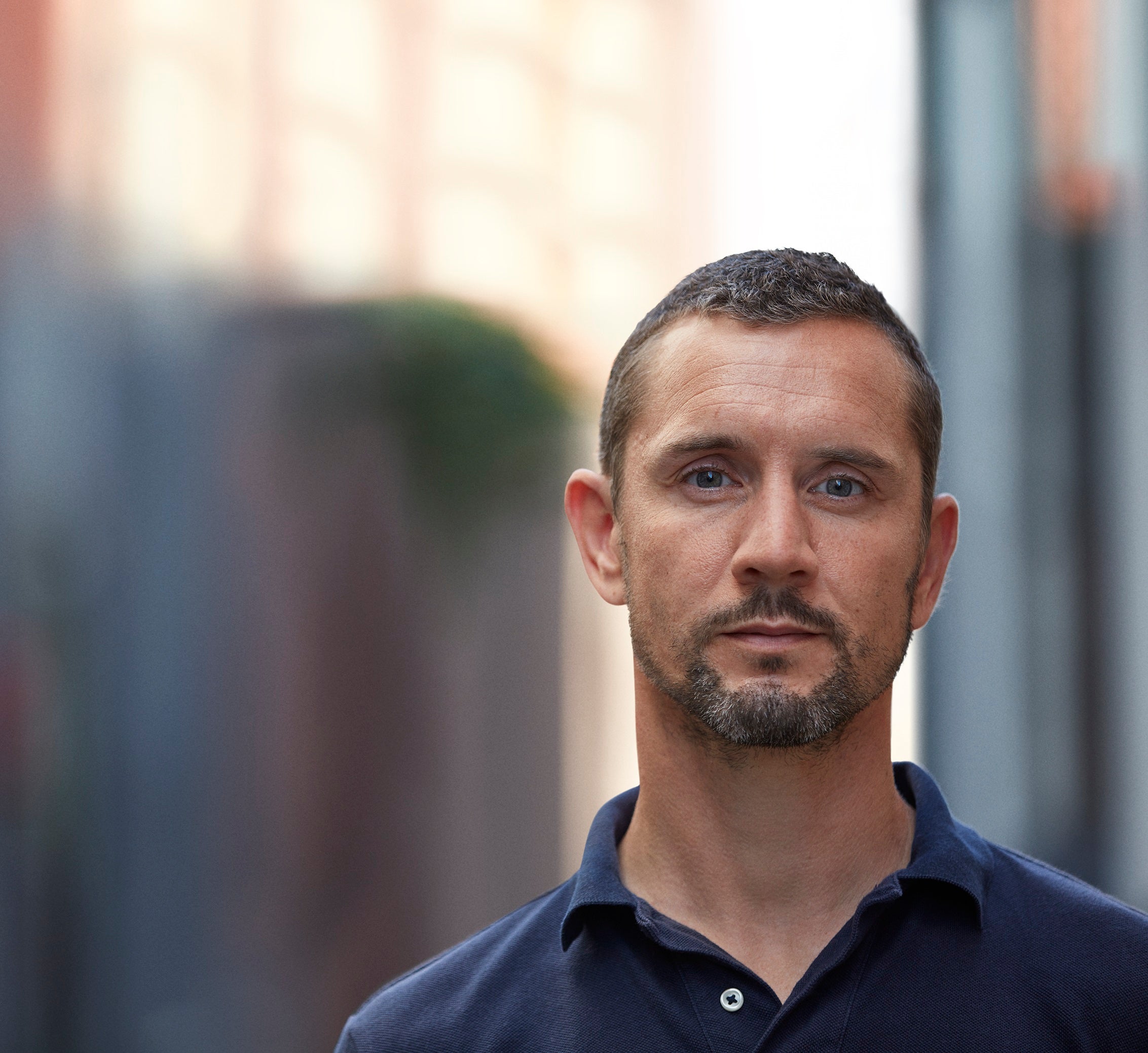 Pete McCleave looking into camera