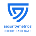 Securitymetrics Credit Card Safe logo in blue