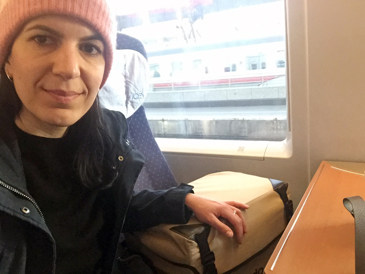 DKMS courier Maria (from Cologne)