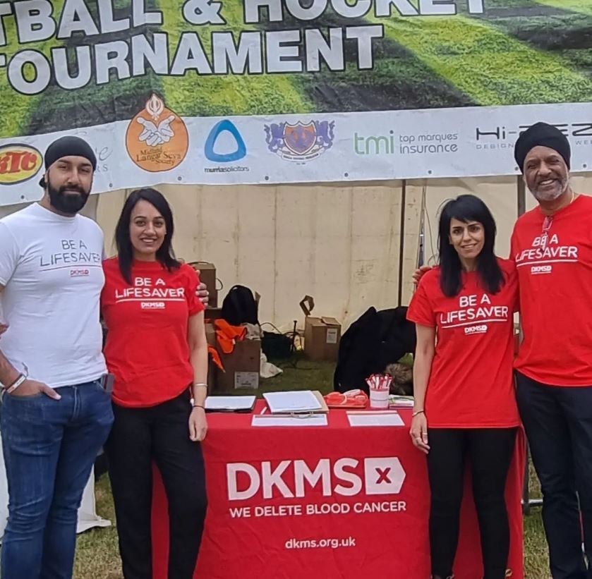 Members of West Midland hub at a donor drive