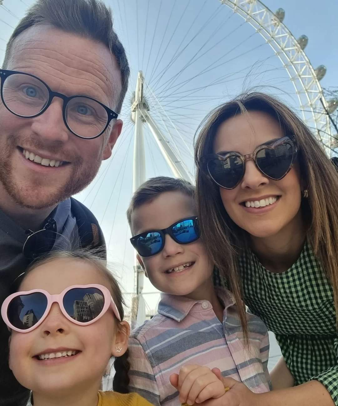 Image of Florence with her family 