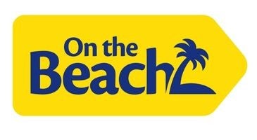 A neatly cropped version of the yellow On the Beach logo